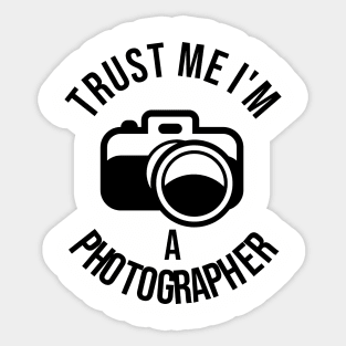 Trust me I'm photographer Sticker